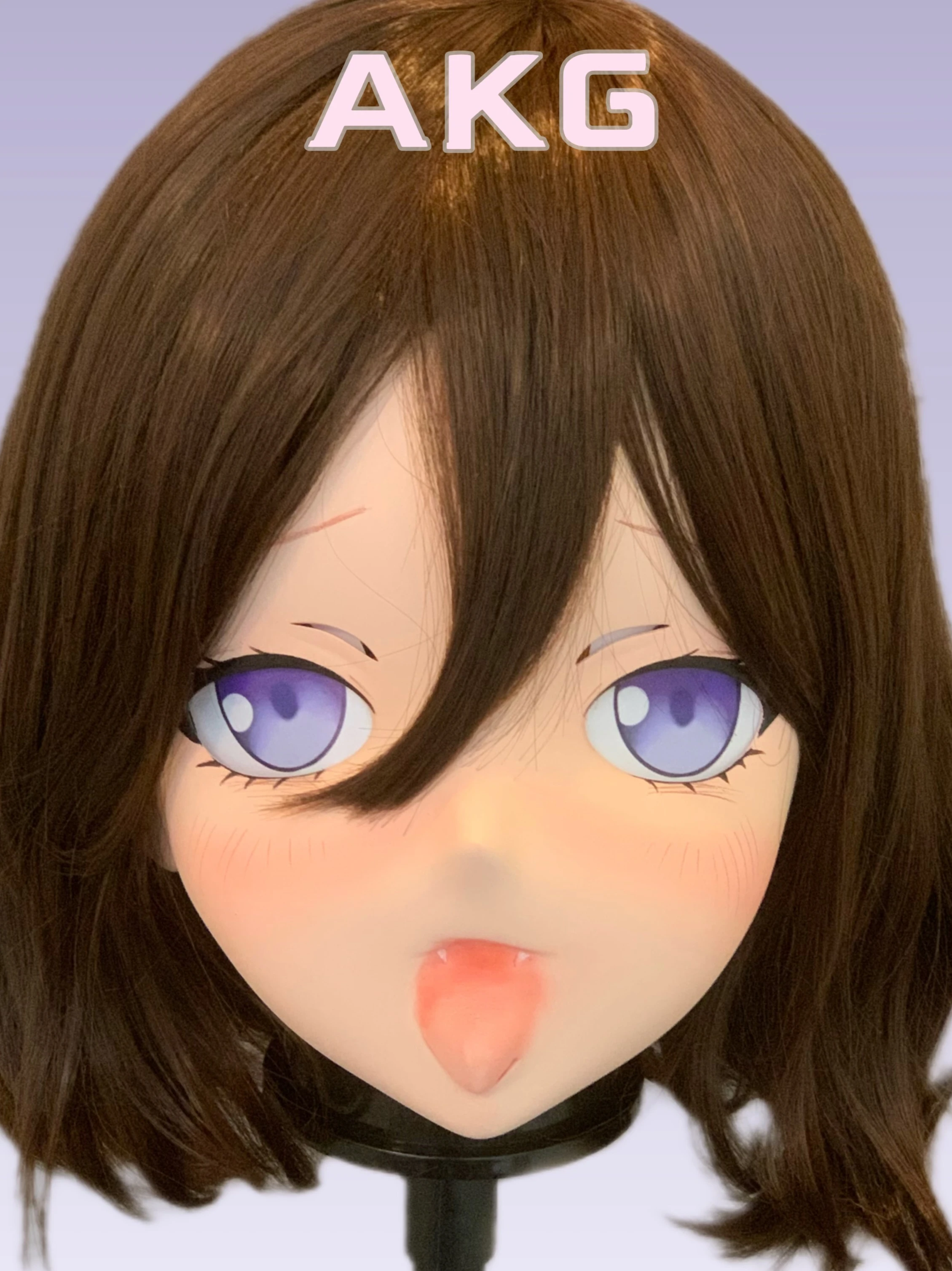 

(AKG013) Customize Character Female/Girl Resin Kig Full/Half Head With Lock Anime Cosplay Japanese Animego Kigurumi Mask