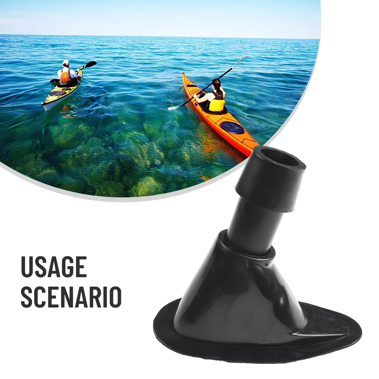

For Inflatable Boats Parasol Base Fishing Rod Holder 16.1*8.6*8cm Easy To Install Worry-free To Use High Quality