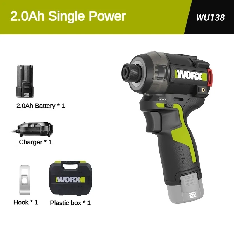 

WORX WU138 Бесщеточная аккумуляторная ударная дрель