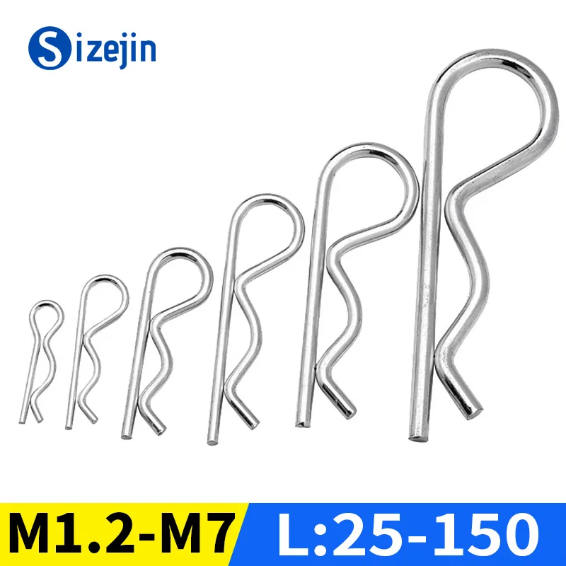 M1.2 M2 M2.5 M3 M4 M5 M6 M7 сталь тип в пружинные штифты для автомобиля волнистая форма