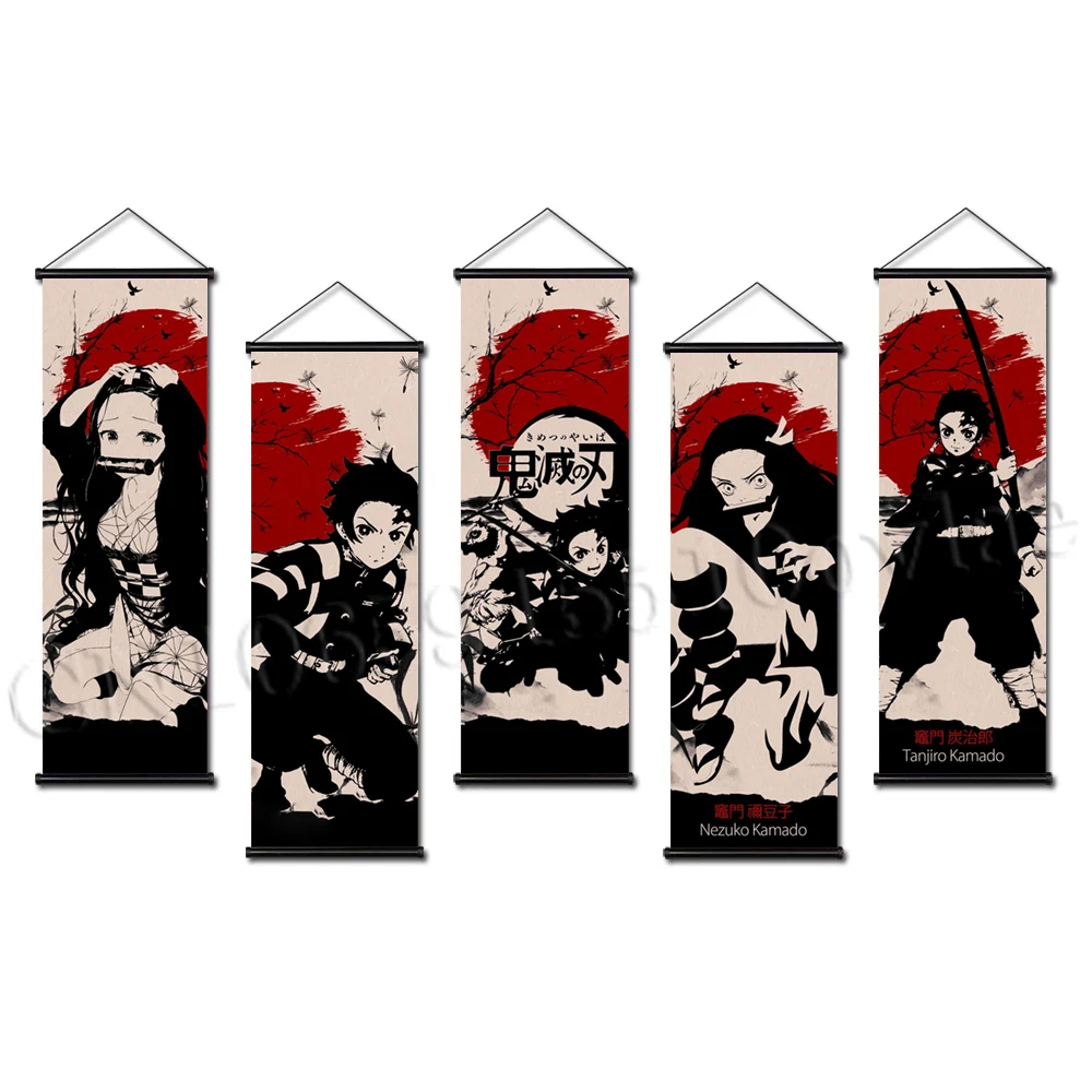 

Картина из аниме «клинок демонов», Настенная картина из аниме «клинок камадо незуко», постеры для украшения дома