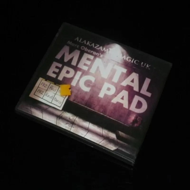 

FISM Mental Epic Pad (Gimmick and DVD) Mentalism Magic,Magic Tricks,Illusions,Close up Magia Prediction Marc Oberon Magician