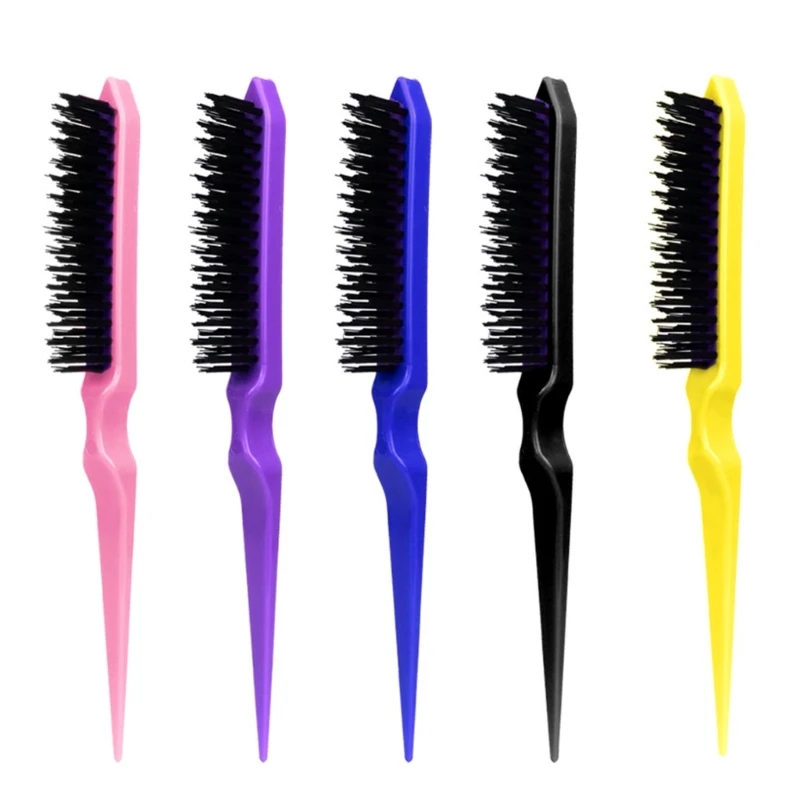 

Professional Hair Brushes Comb Teasing Back Combing Hair Brush Slim Line Hairdressing Styling Tool for Women Men