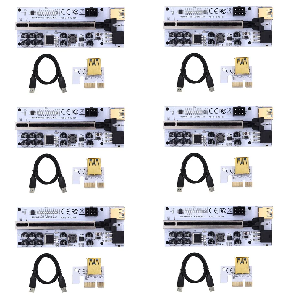 

Видеокарта VER012 MAX GPU Riser для PCI-E Riser 012 MAX Pci Express USB 3,0 кабель PCI-E 1X до 16X для майнинга BTC