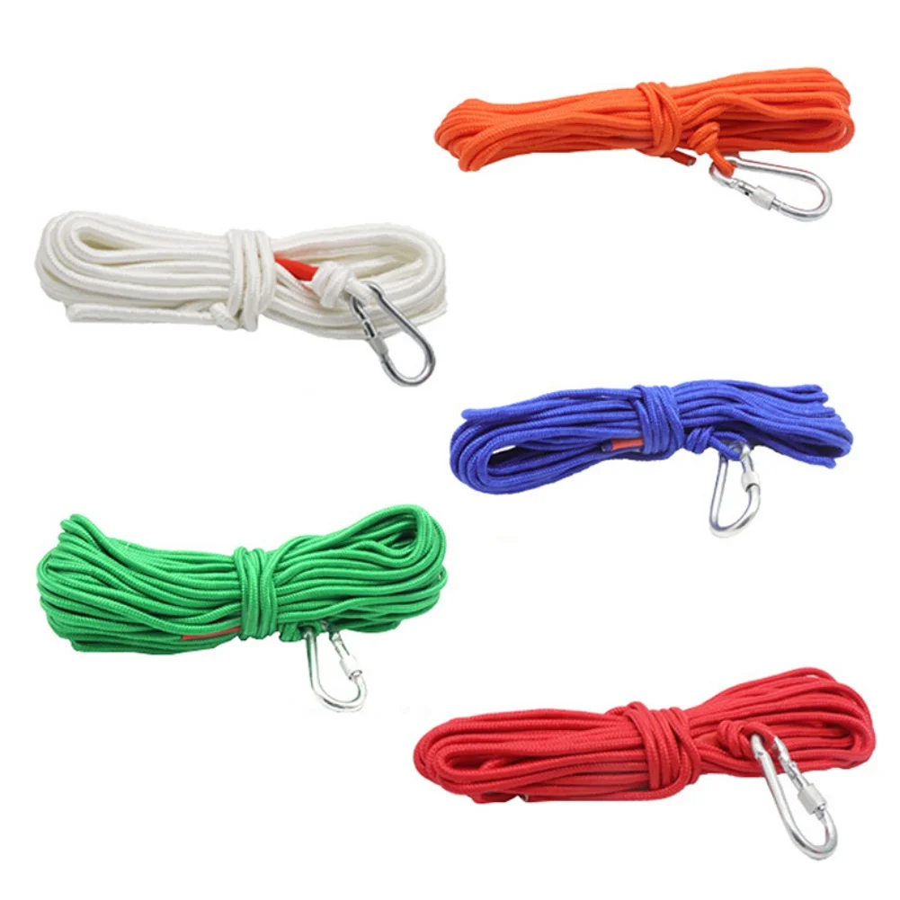 

New Salvage Rope Fishing Magnetic Rope For Deep Sea Salvage Strong Search Magnetic Fishing Pot Fishing With Safe Lock 10/20M