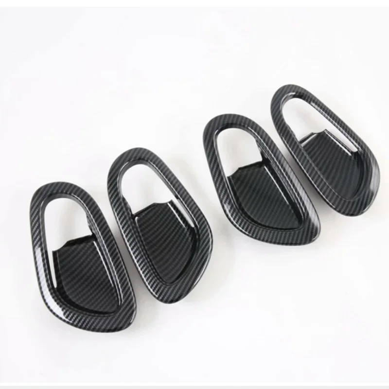 Внутренняя крышка дверной ручки из углеродного волокна для Nissan Navara NP300 2017 2018 2019