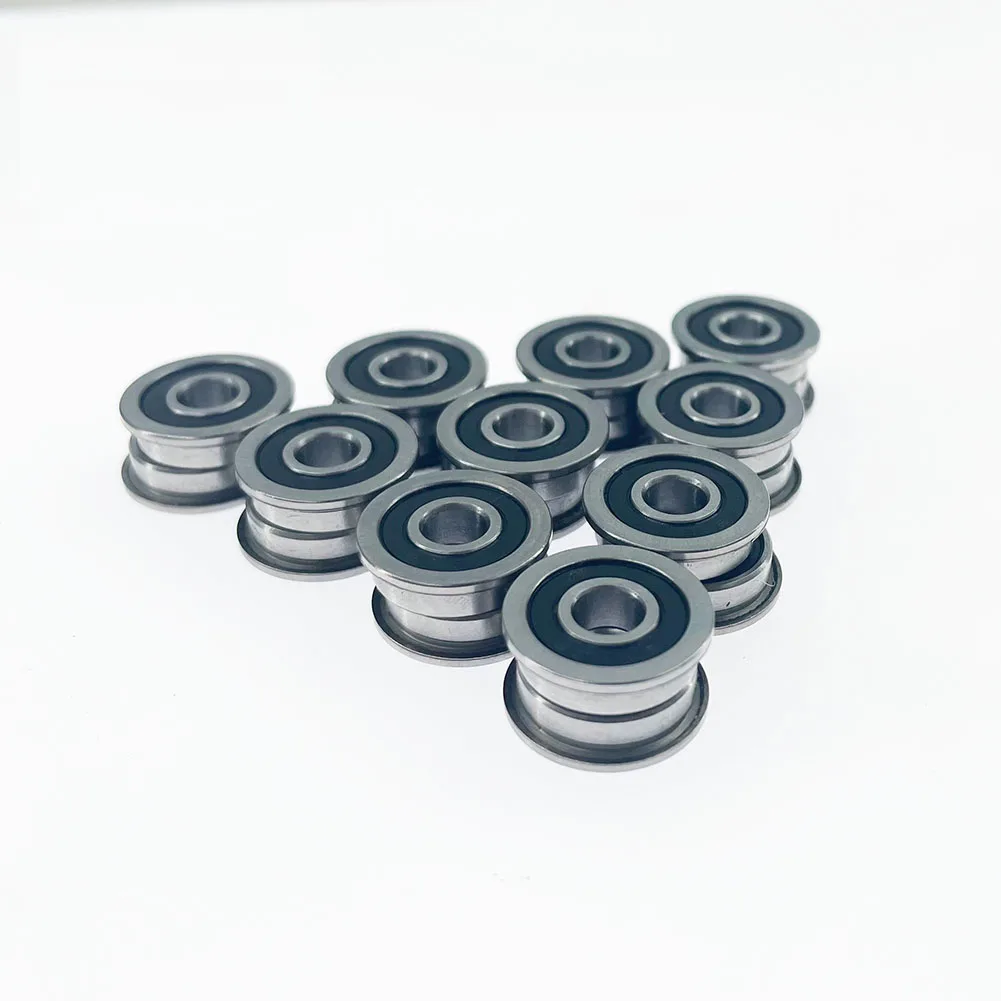 

F695-2RS Bearing 5x13x4mm ABEC-7 Flanged Miniature F695 RS Ball Bearings for Voron 0/2.4 Voron Switchwire 3D Printer Parts