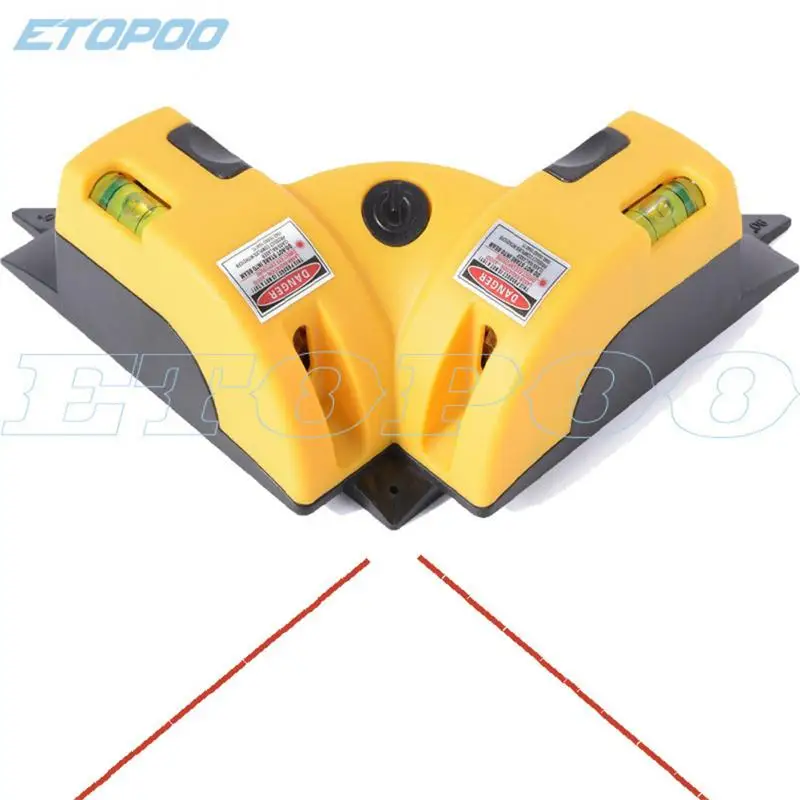 

90 Degree Square Laser Level Laser Right Angle Vertical Ground Wire Instrument Measurement Job Tool Construction Tools