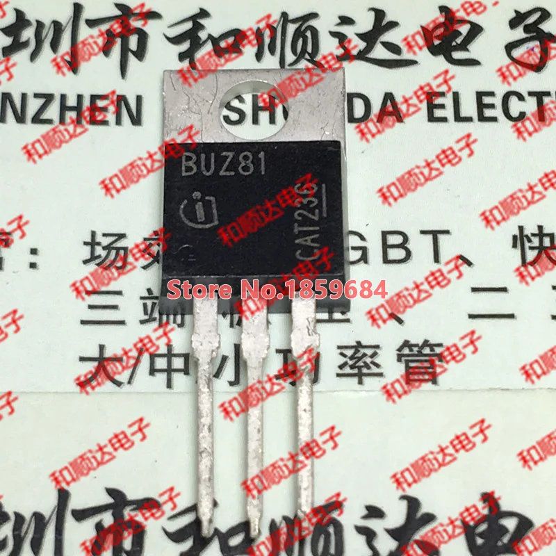 

BUZ81 TO-220 800V 4A