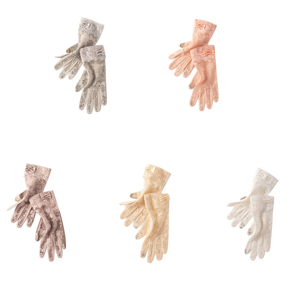 

1 пара, женские кружевные декоративные перчатки