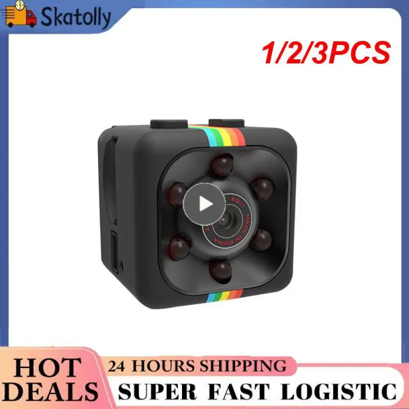 

1/2/3PCS Mini Camera Night Camcorder Wireless Surveillance Camera Sport DV Video Card Direct Recording Detection