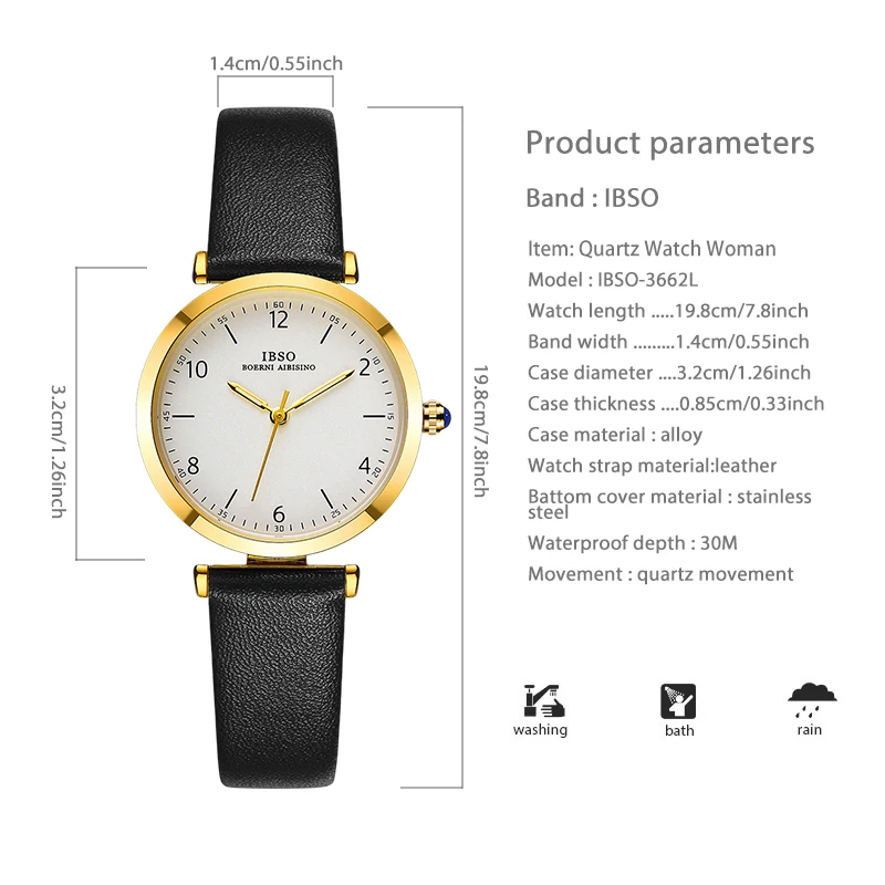 Luxury Gold Watches Women Brown Leather Original Brand Wrist Clock Female Gifts Waterproof Casual Ladies Small Quartz Watches
