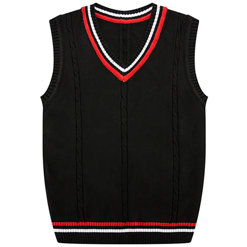 Жилет мужской с V-образным вырезом модный безрукавка в английском стиле для