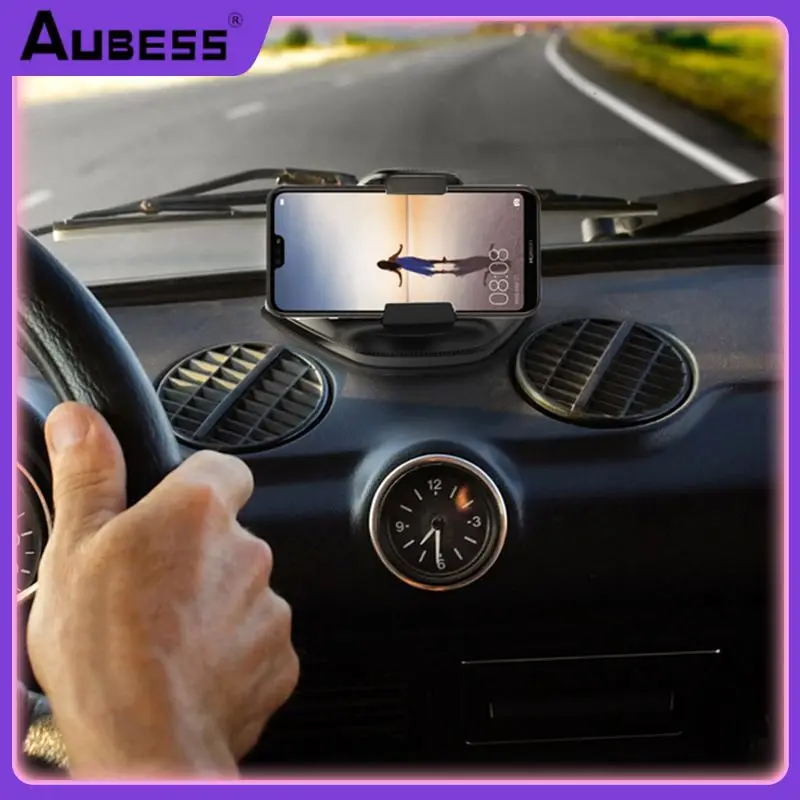 

Car Phone Holder Stand 360 Degree Rotate Dashboard Non-slip Mat Rubber Mount Holder Stand Inch GPS Mobile Phone Holder In Car
