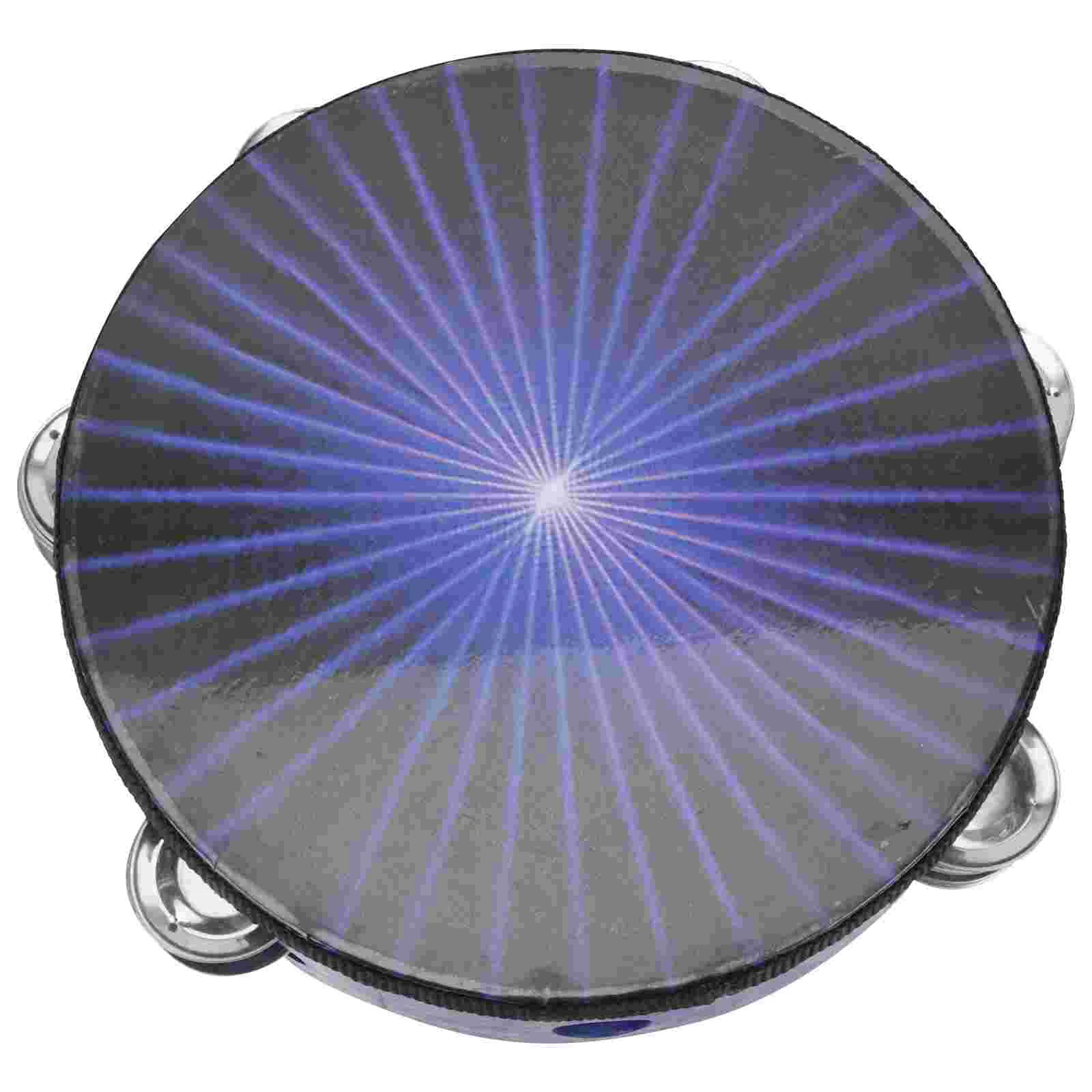 

Education Percussion Hand Drum Small Hand Tambourine Rhythm Handbell