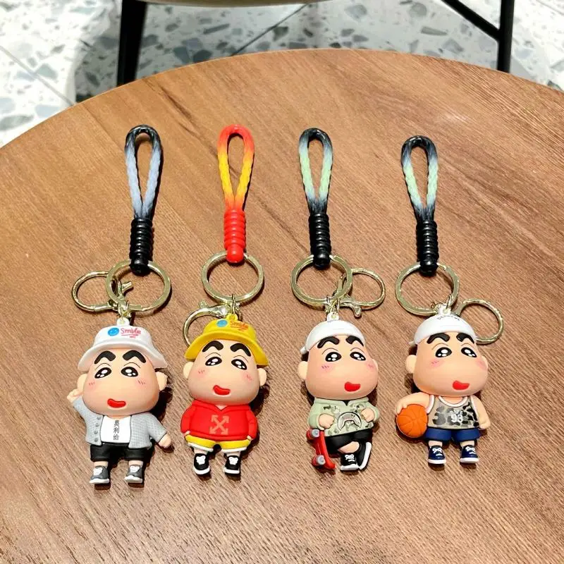 

Новинка, брелок для ключей Kawali Crayon Shin-Chan, сумка, рюкзак, подвеска, украшение, оригинальное аниме, милый подарок для девочек на день рождения, и...