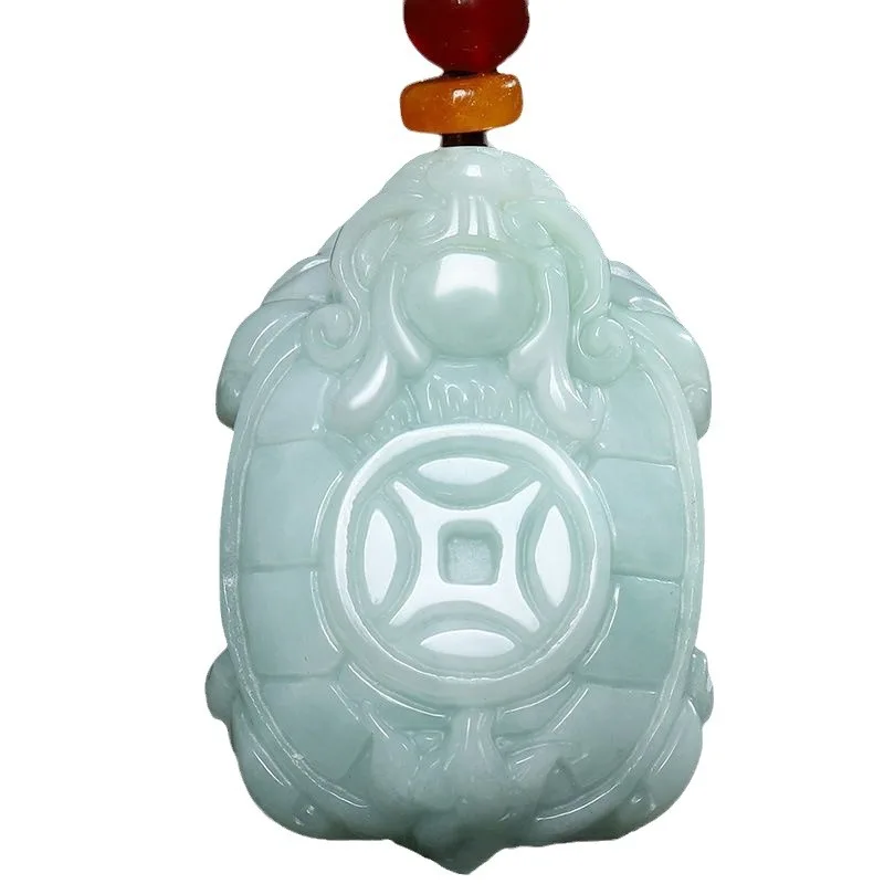 Подвеска в виде черепахи дракона из нефрита для мужчин и женщин