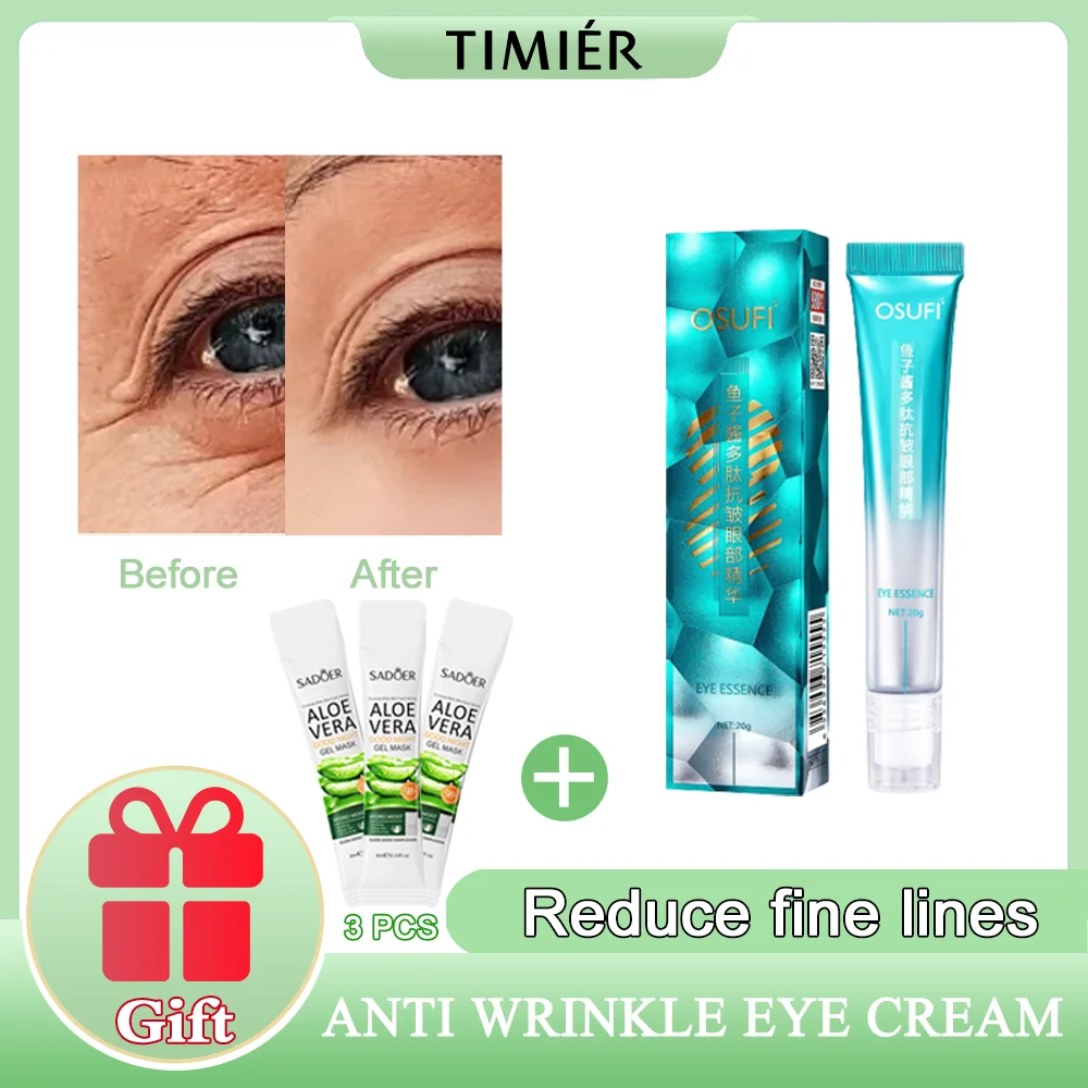 

7 Days Anti-Wrinkle Magic Eye Cream Remove Eye Bags Dark Circles Puffiness Anti-Aging Lifting Firming Smooth Skin Massage Serum