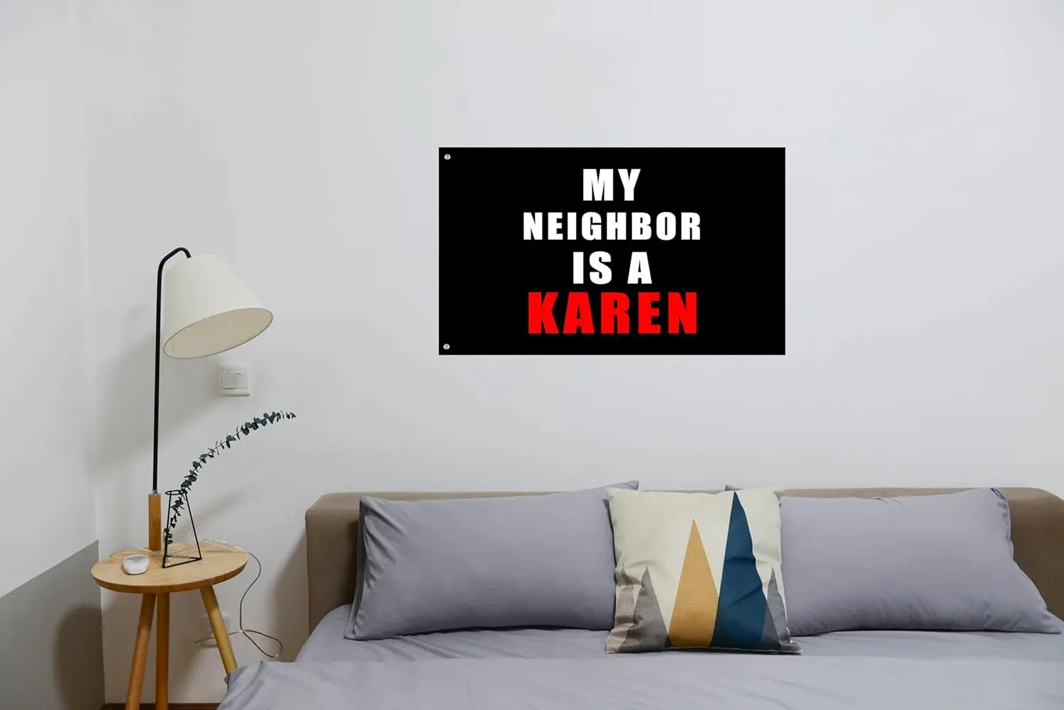 Мой сосед-это кареновый флаг флаги размером 3 Х5 фута для улицы дома сада Декор