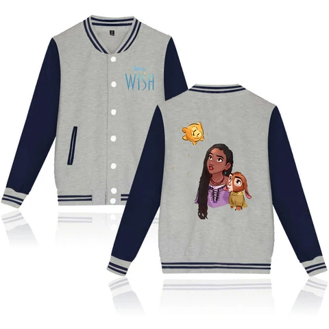 Бейсбольная куртка с рисунком пожеланий из мультфильма, мужские и женские куртки в стиле хип-хоп Harajuku, уличная одежда, детские свободные пальто для мальчиков и девочек в стиле колледжа