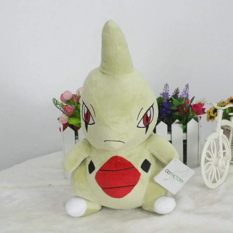 

1 Piece 30cm Pokémon Larvitar Plush Toy Cute Anime Soft Plush Animal Kawaii Cartoon Figure Toy Doll Gift for Kids