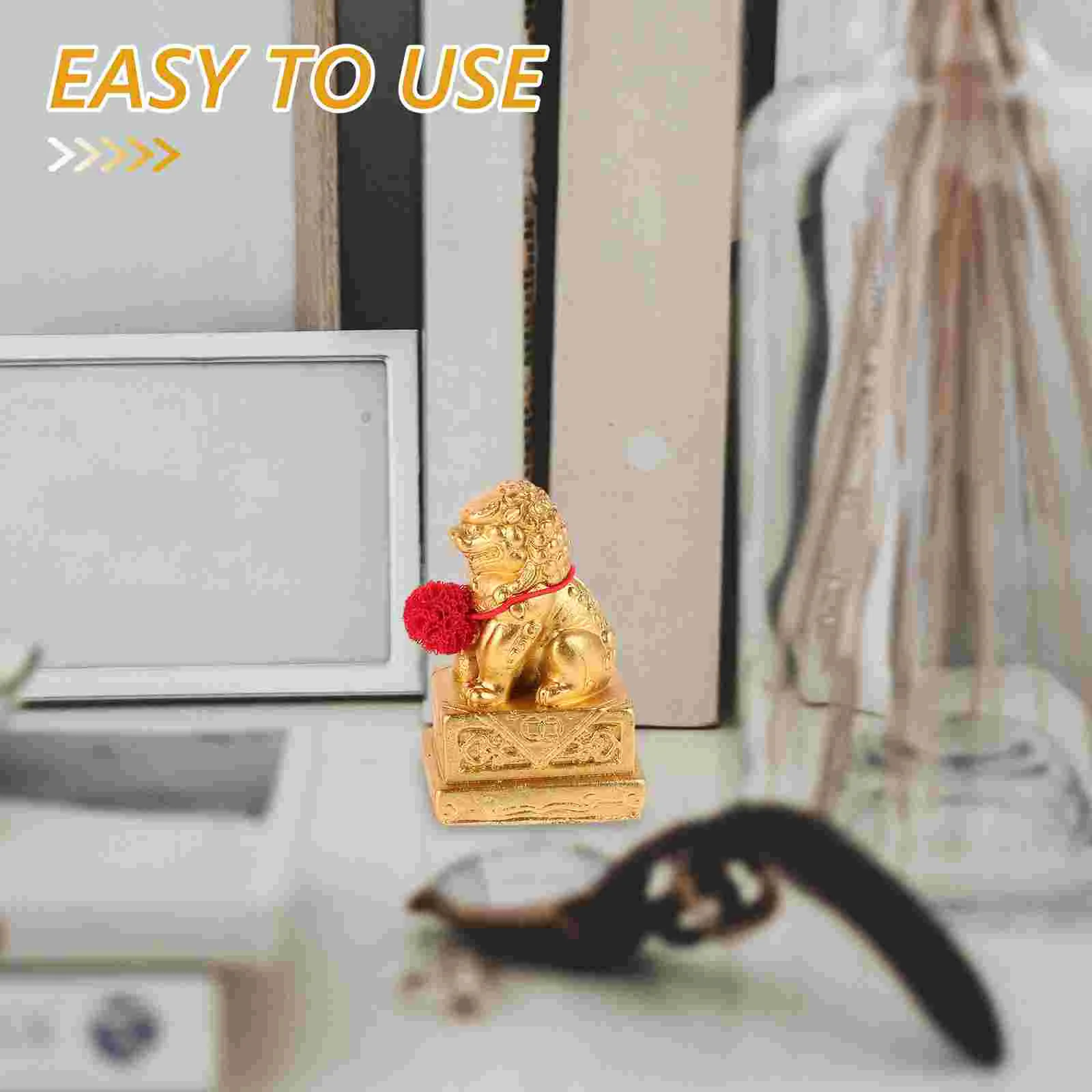 2 шт. орнамент льва китайские коллекционные предметы мини-статуэтка китайский