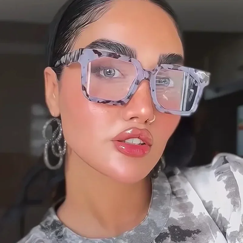 JNPCXI модные квадратные очки в оправе женские прозрачные антисиние винтажные