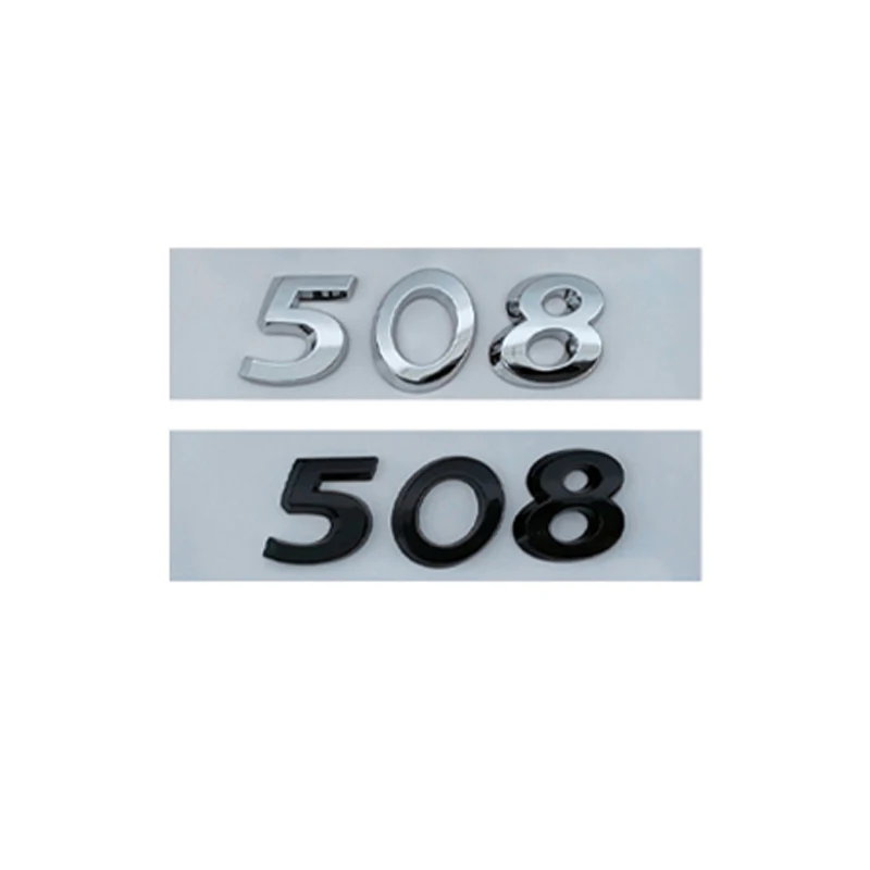 

3D 508 Metal Car Rear Trunk Decal Emblem Badge Sticker Accessories Car Tools for All Cars Car Accessories Mini Cooper Bmw F10