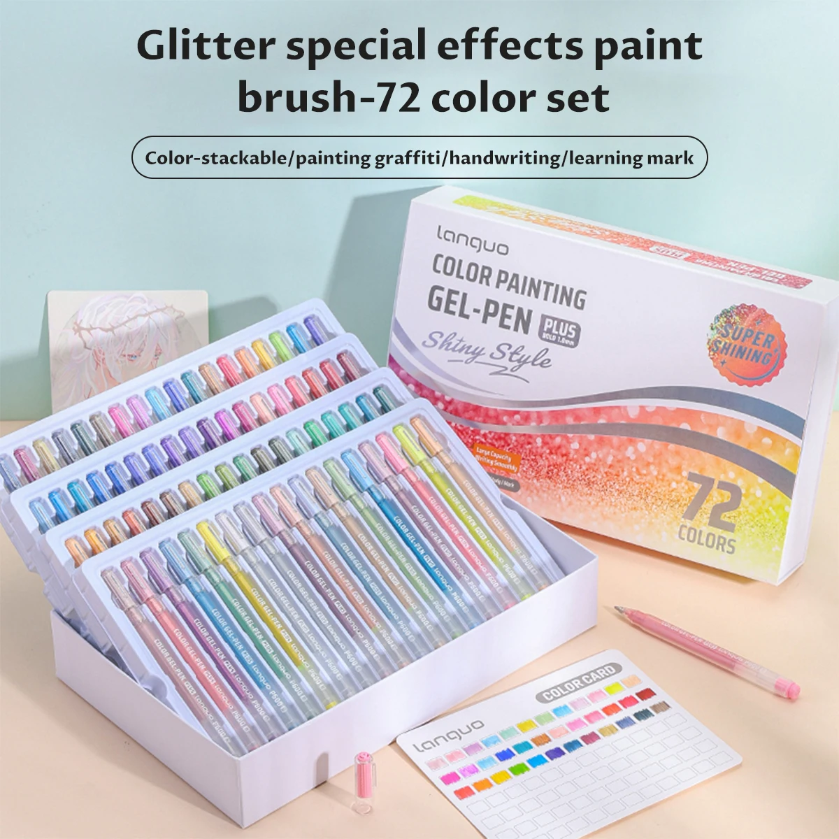 

Гелевые ручки Languo 24 цветов