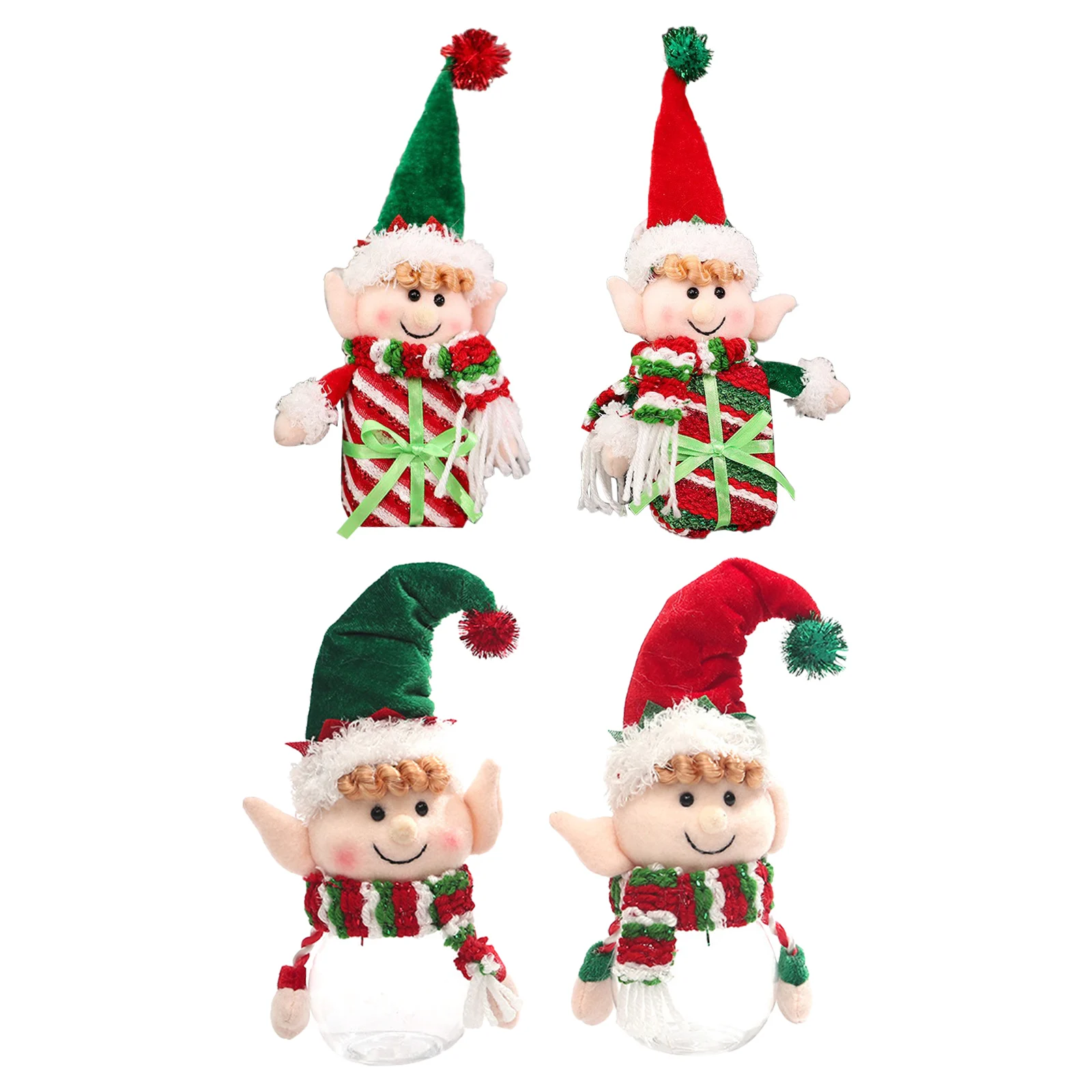 

Подарок для детей, подарок на Рождество, сладкая эльфа, конфета, для рождества, канун, большой ярд, гномы, статуи, котята, украшение