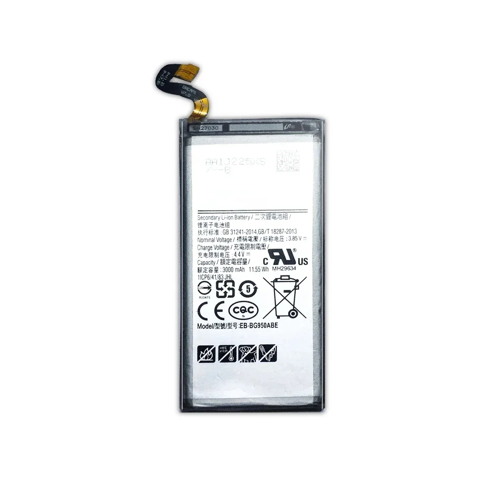 Аккумулятор EB-BG950ABE 3000 мАч для Samsung Galaxy S8 SM-G950 SM G950 G950U G950F G950A G950M Аккумуляторы с