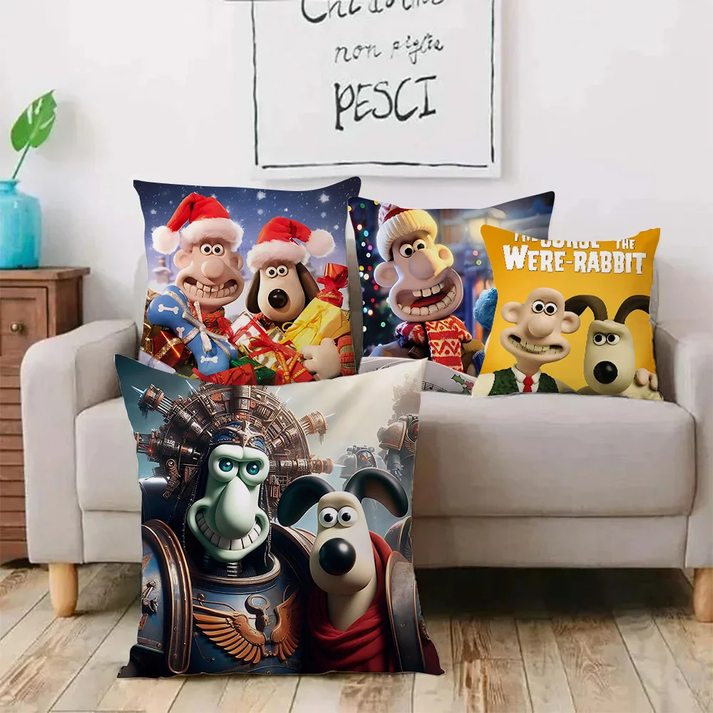 Наволочки с героями мультфильмов Wallaces Gromits диван декоративный домашний