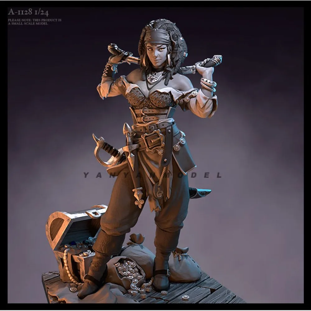 

Модель бюста пирата из резины 1/24