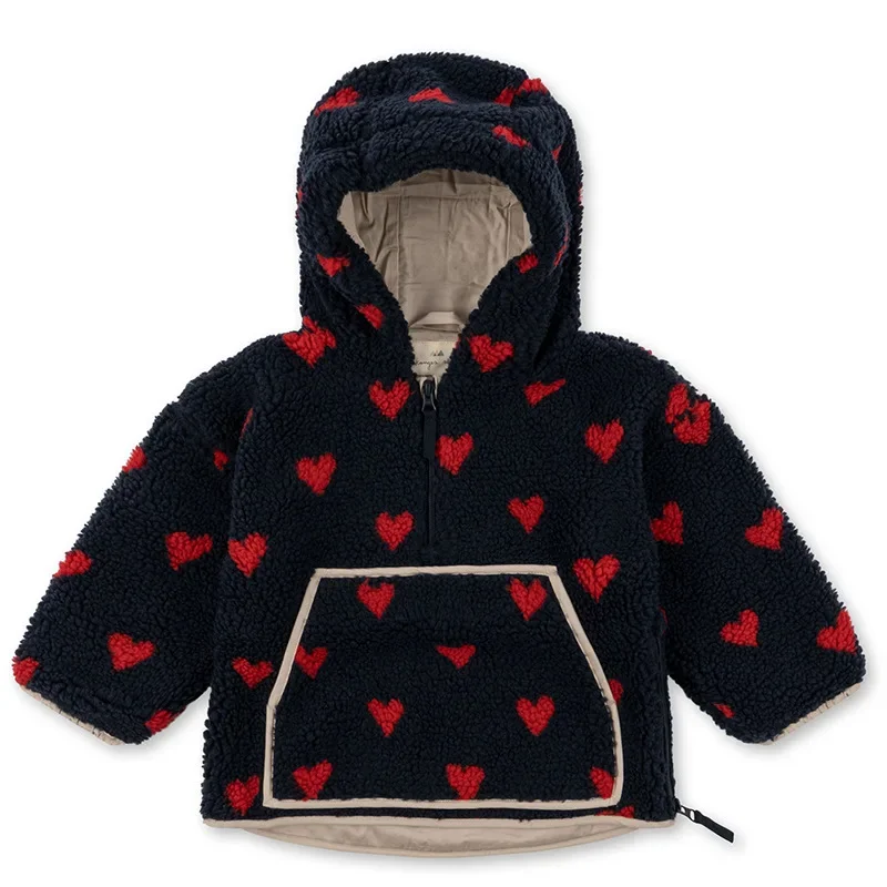 

2023 New Winter Baby Girls Boy Jacket Kids Coats Toddlre Fleece Cotton Vest Children Keep Warm Outerwear Plush Children Clothing