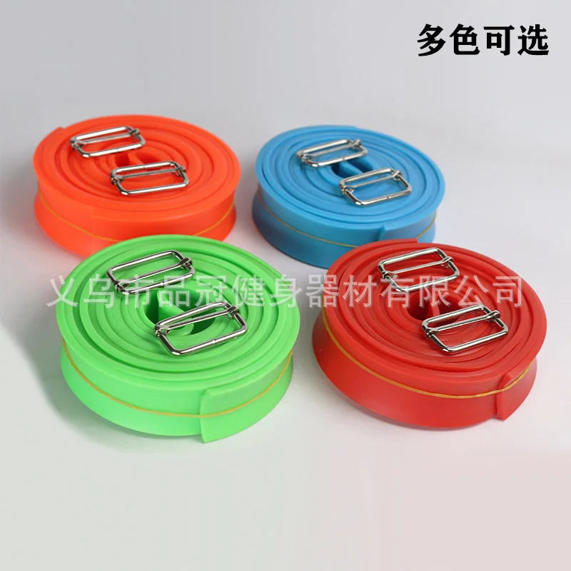 

Track And Field Resistance Belt Strength Training For Two Pull Belt Physical Strength Rubber Tension Belt Elastic Belt Fitness R