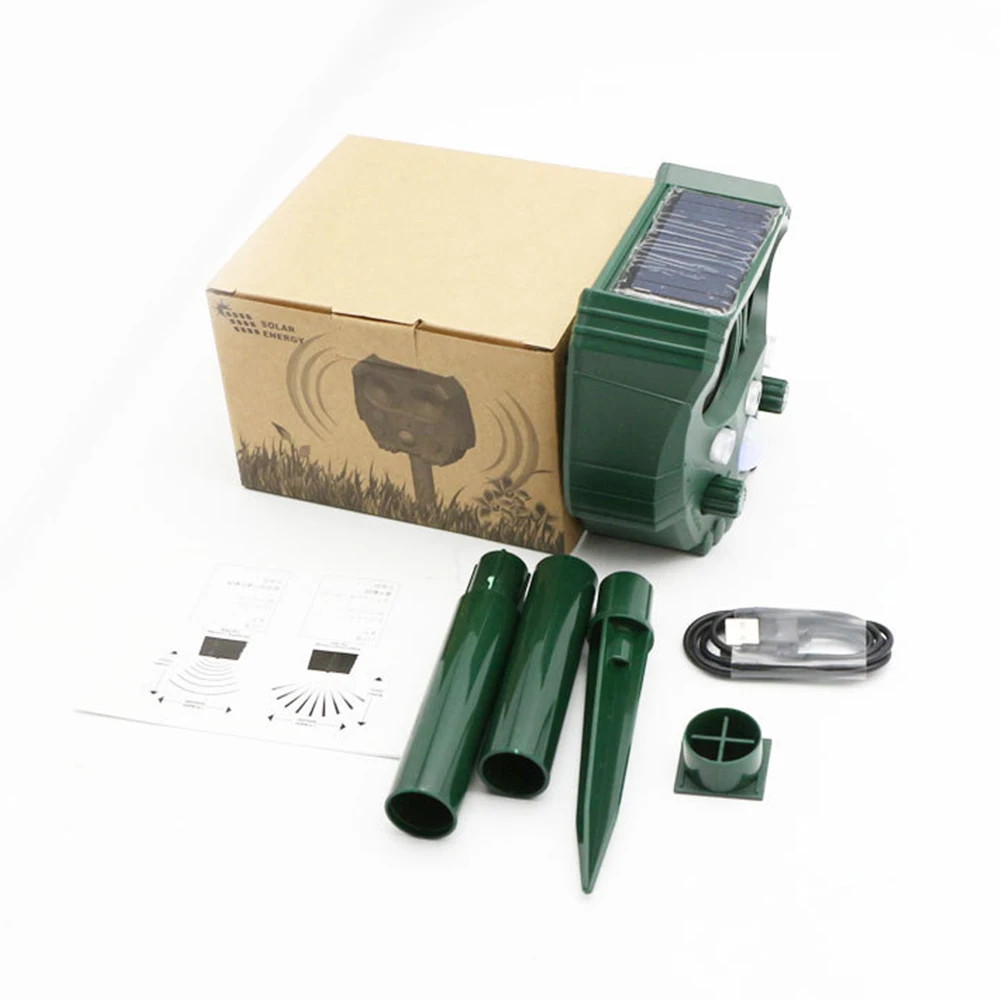 Ультразвуковой Отпугиватель кошек и собак перезаряжаемый водонепроницаемый