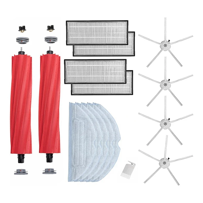 

Запчасти для пылесосов Roborock S7 S7 + T7S, фильтр НЕРА, основная и боковая щетки, 1 комплект