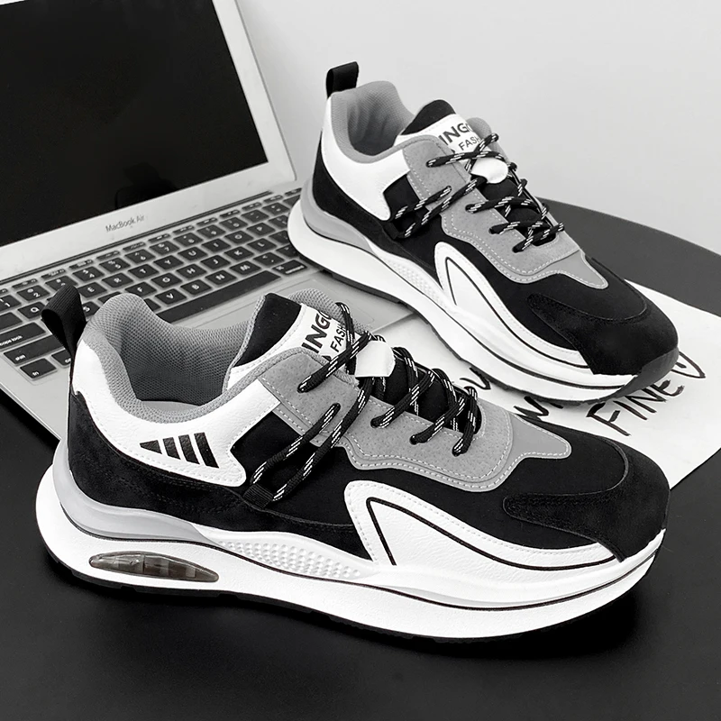 

Кроссовки мужские сетчатые, Вулканизированная подошва, легкие, Спортивная повседневная обувь для спортзала, дизайнерские, зима