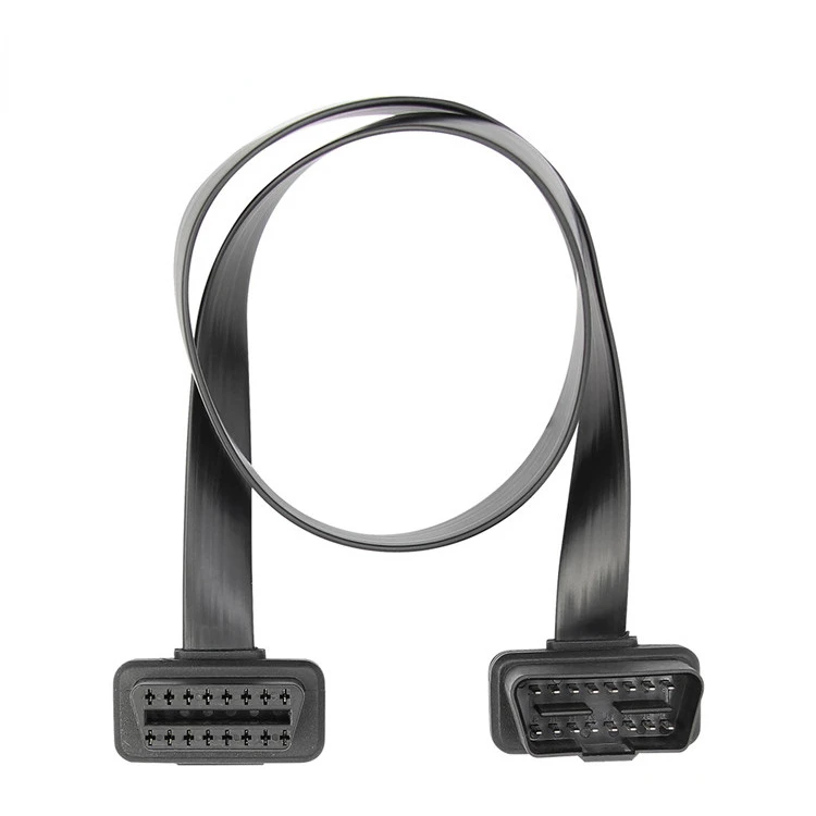 

OBD2 Cable 16 pin Male to Female Flat extension Cable