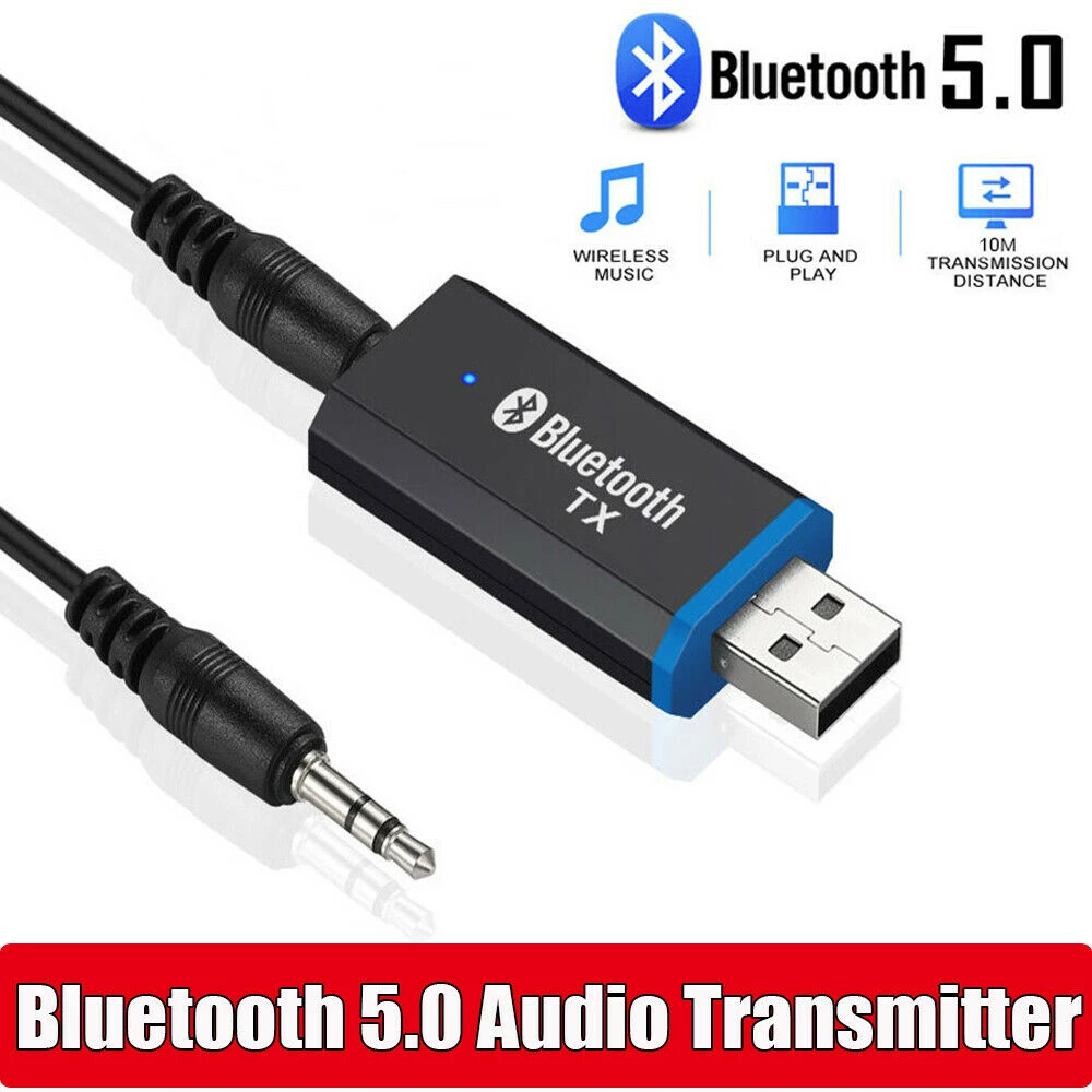 

Aux Stereo Jack Transmitter Adapter Brand New Adapter High Quality 5.0 Transmitte 5.0 Usb 3.5mm