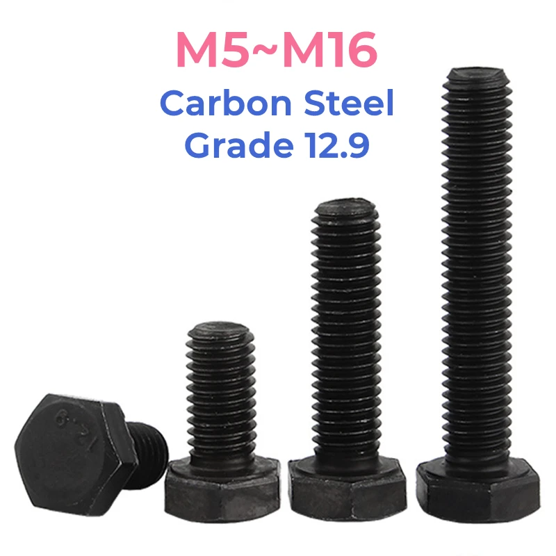 

Болты с шестигранной головкой из углеродистой стали M5-M16