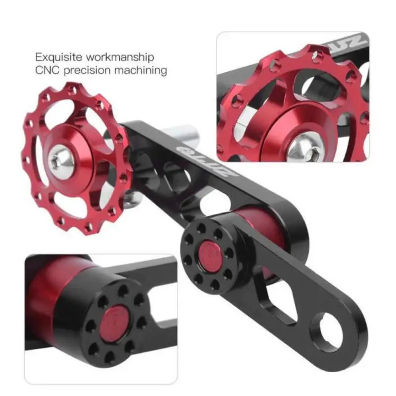 

Bicycle Chains Folding Bike Chainring Tensioner Rear Derailleur Chain Guide Pulley Bike Accessory Oval Tooth Plate Wheel Chain