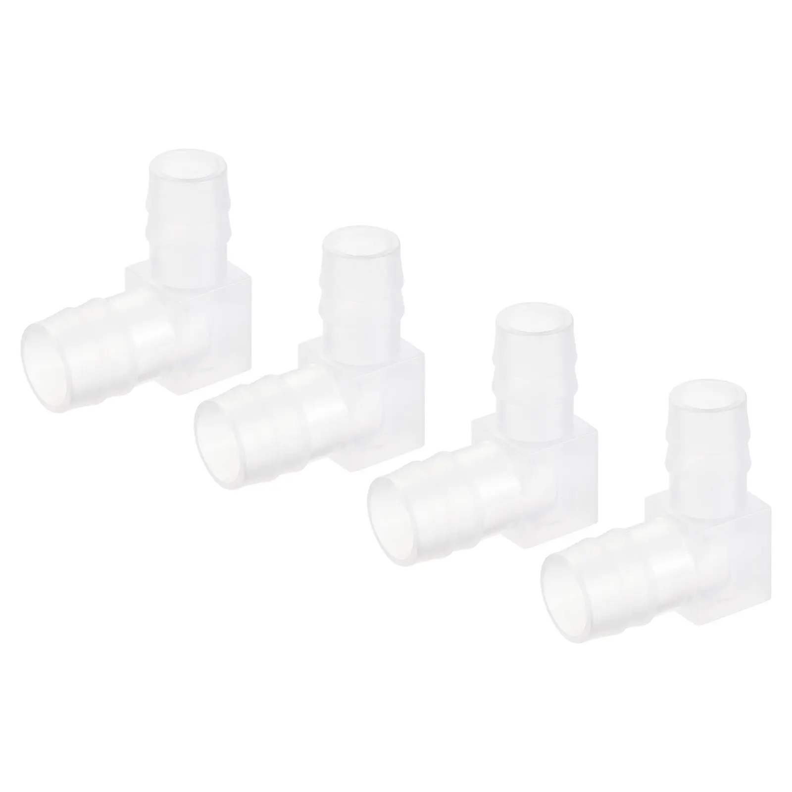 

Uxcell Barb Hose Fitting, 11mm to 13mm Barbed Dia. Plastic Elbow Coupler Reducer Quick Connector Adapter, Pack of 4