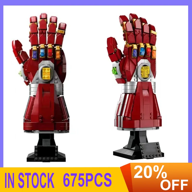 

Новинка, перчатка Disney, совместимая с 76223 строительными блоками, кирпичи, игрушки «сделай сам», рождественские подарки для детей