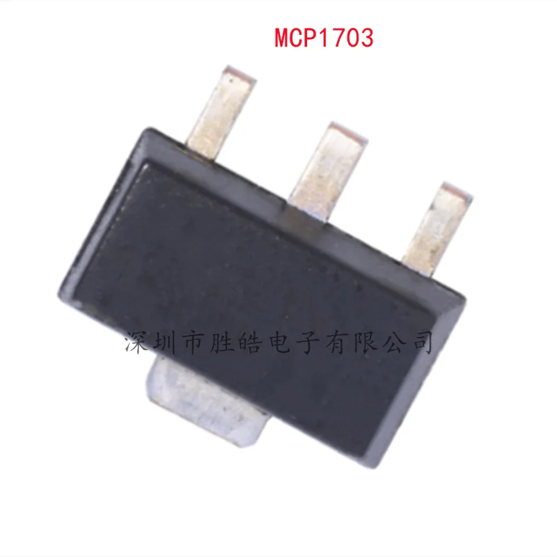 

(10PCS) NEW MCP1703T-3302E/MB MCP1703T Low-Dropout Linear Regulator LDO Chip SOT-89 MCP1703 Integrated Circuit