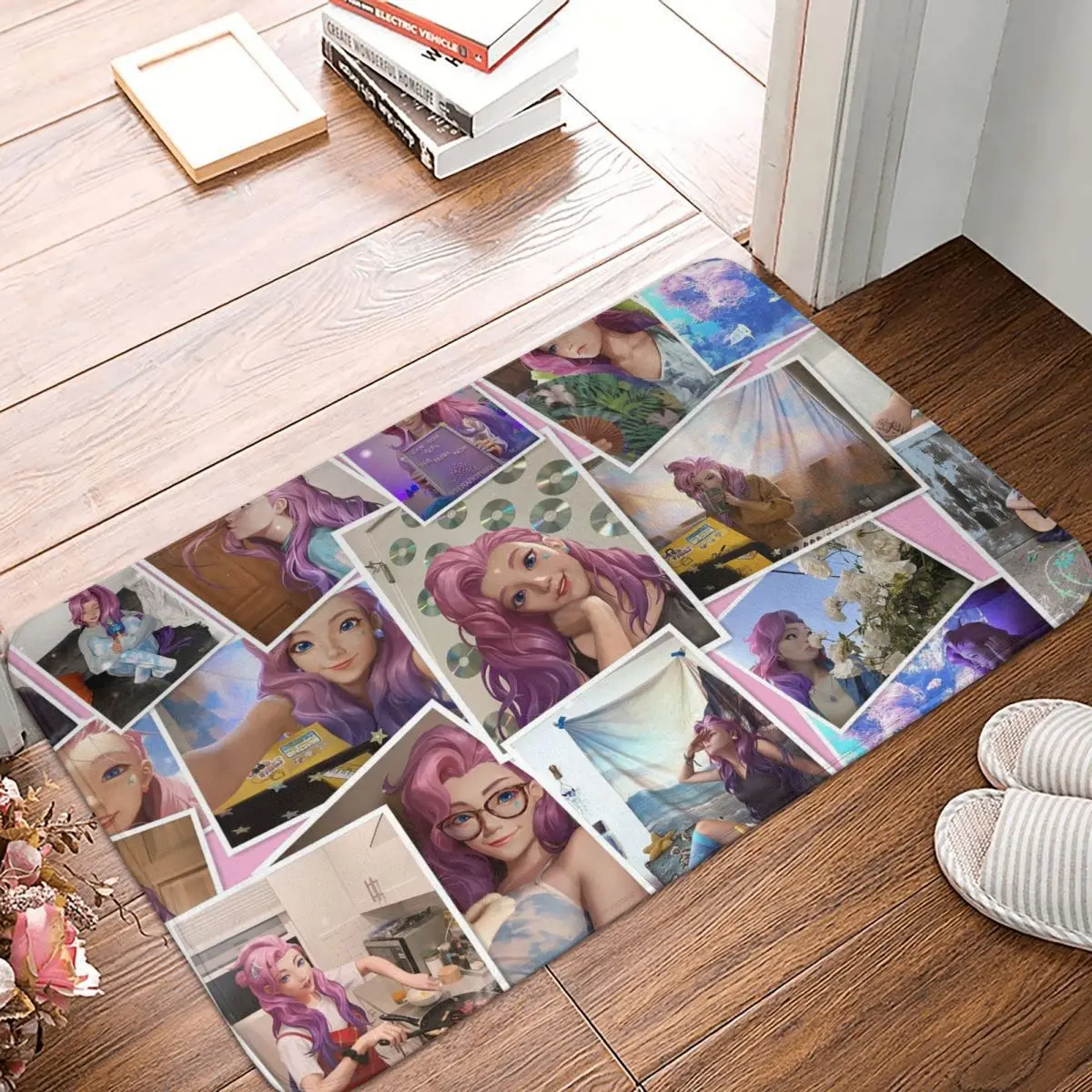

League of Legends LOL Game Bath Mat Seraphine Doormat Living Room Carpet Entrance Door Rug Home Decor