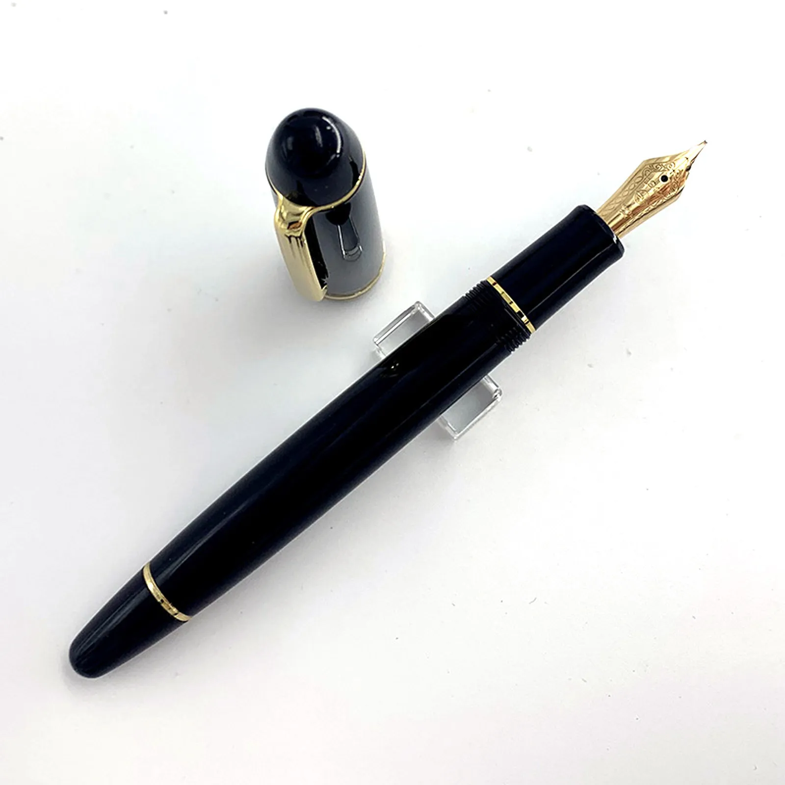 Yong Sheng 628 Fountain Pen Resin Ink Pen 14K Gold EF/F Exposed Nib Converter Filler Stationery Office school Writing gifts pens