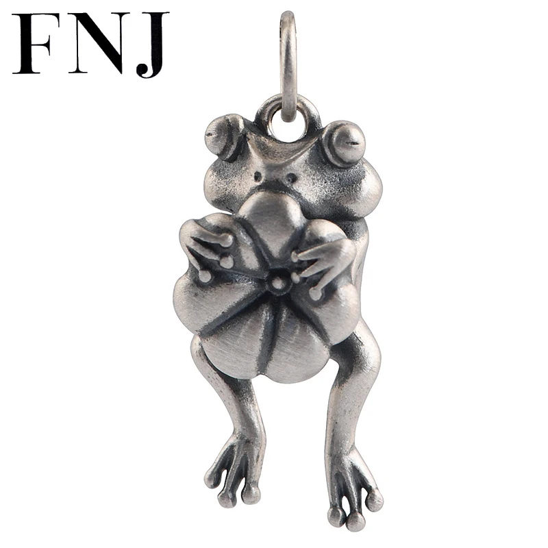 

FNJ 925 Серебряные фотообои матовые оригинальные подвески из чистого серебра S925 для изготовления ювелирных изделий женские тонкие листья лот...