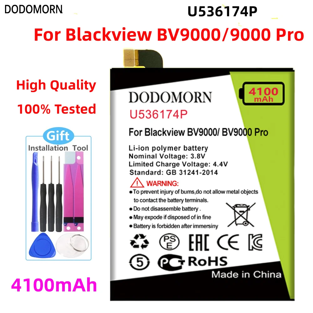 

Аккумулятор DODOMORN U536174P для Blackview BV9000 / BV9000 Pro, высокое качество + номер отслеживания