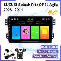 2 din android car stereo for suzuki splash ritz opel agila 2008 2014 car radio wifi gps navigation multimedia player head unit